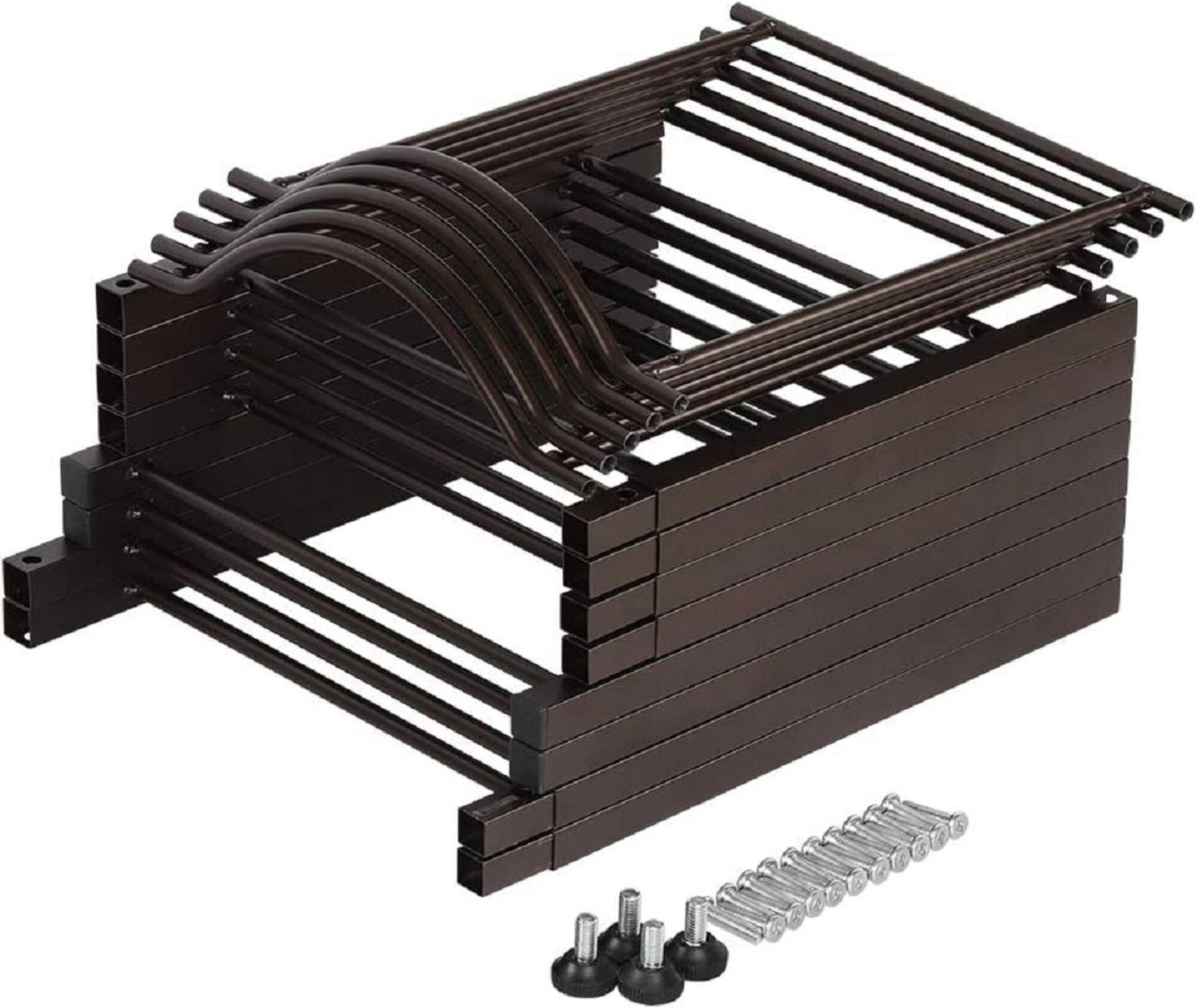 NEX™ Dark Brown 5 Tier 5 Gallon Metal Water Jug Holder Storage Rack